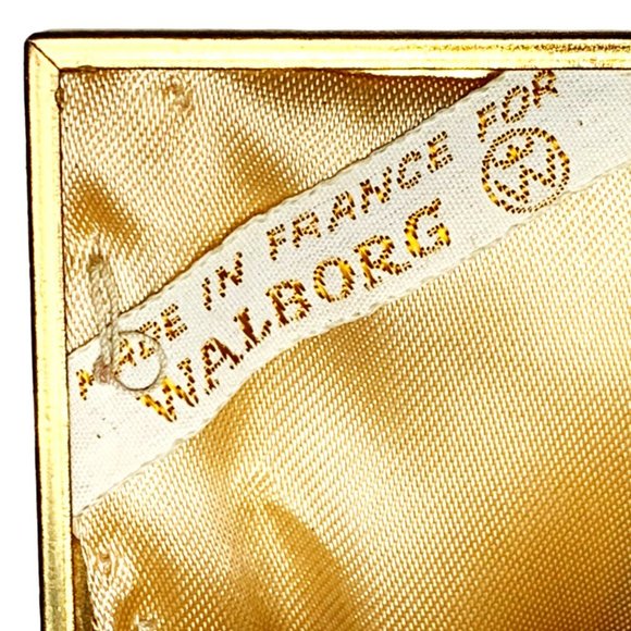 VINTAGE RARE Walborg Petit Point Tapestry Gazebo Chain Strap Clutch - Picture 6 of 7